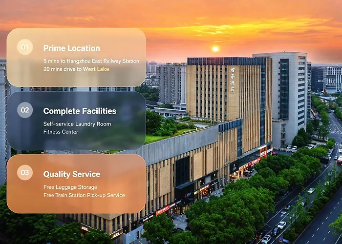 Ssaw Boutique Hotel Hangzhou East Railway Station - Close To West Lake - Free East Railway Station Shuttle Service