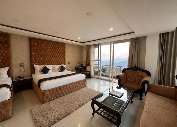 The Zinnia Castle- Dharamshala # Centrally Heated & Air Cooled # Premium Rooms # Lift # Bar # Terrace # Big Parking # Near Market # Top Rated # Property Of The Year