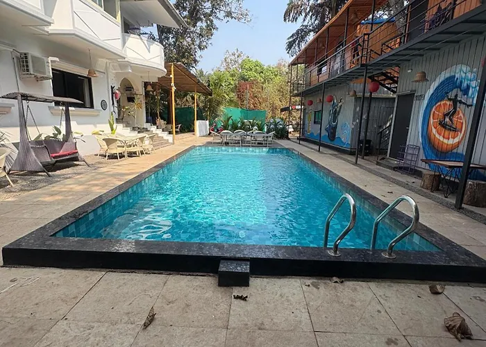 Half Orange With Swimming Pool In Vagator