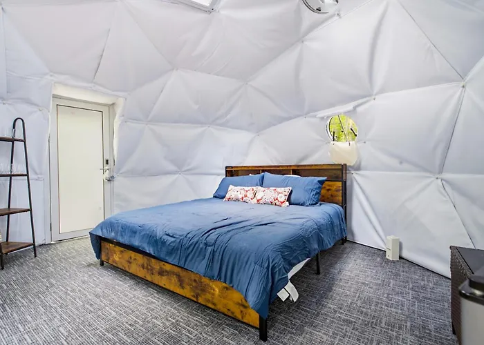 Pleasant River Glamping Dome 1 King Bed