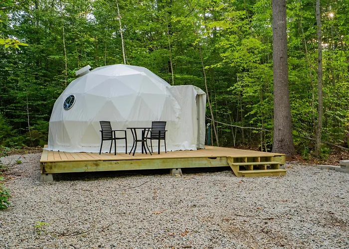 Pleasant River Glamping Dome 1 King Bed
