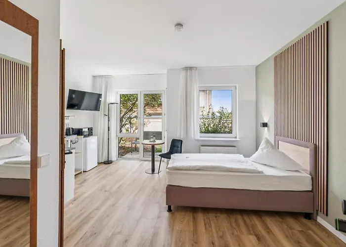 Neu Apart-Hotel Kraut 24-7 Check In Naehe Messe-Airport