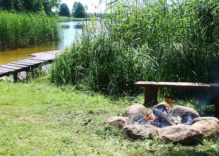 Bajkowe Mazury Domek Holenderski Plaza Lodki Kajaki Wedkowanie